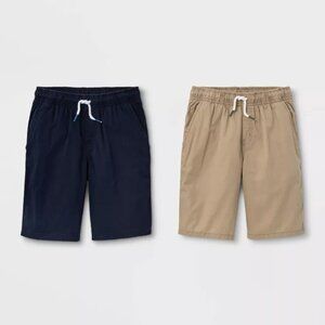 Cat & Jack Boys' 2pk Pull-On Woven Shorts (M) - NWT